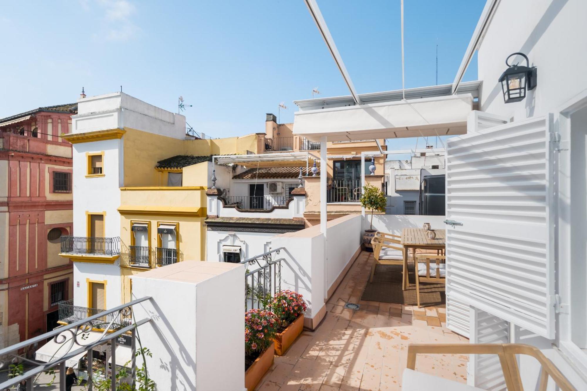 Apartamento Espectacular Atico Duplex - Terraza Plaza Del Salvador Sevilha